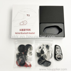 Bluetooth helmet headset with answer call listen to music group intercom