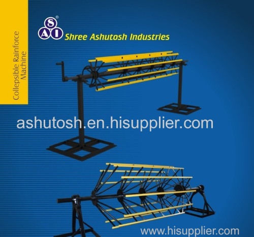 Collepsible Rainforce Machine for making RCC/Cement Pipes