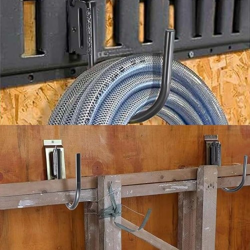 Enclosed Trailer Trucks Cargo Vans 4" Heavy Duty Steel E Track J Hook E-Track Tie Down Hooks for Hanging