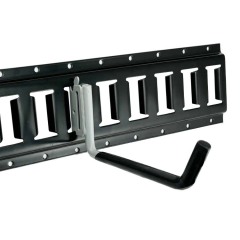 E Track Rail Accessories Wall Mounted Powder Coated and Plastic Coated E-track J Hooks for Enclosed Trailer Trucks Cargo