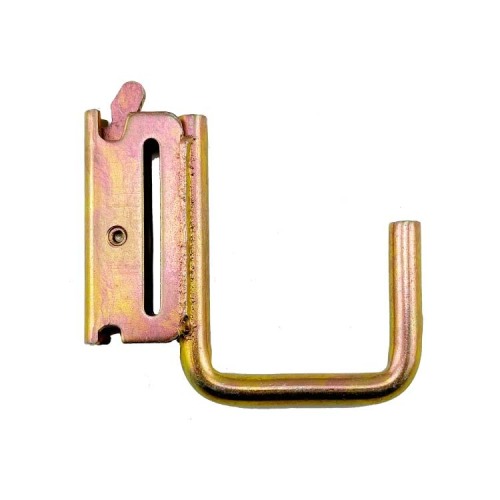 E-Track Accessories Zinc Plated Steel 2" E Track J Hooks for Enclosed Trailer Truck Garage Workshop Warehouse