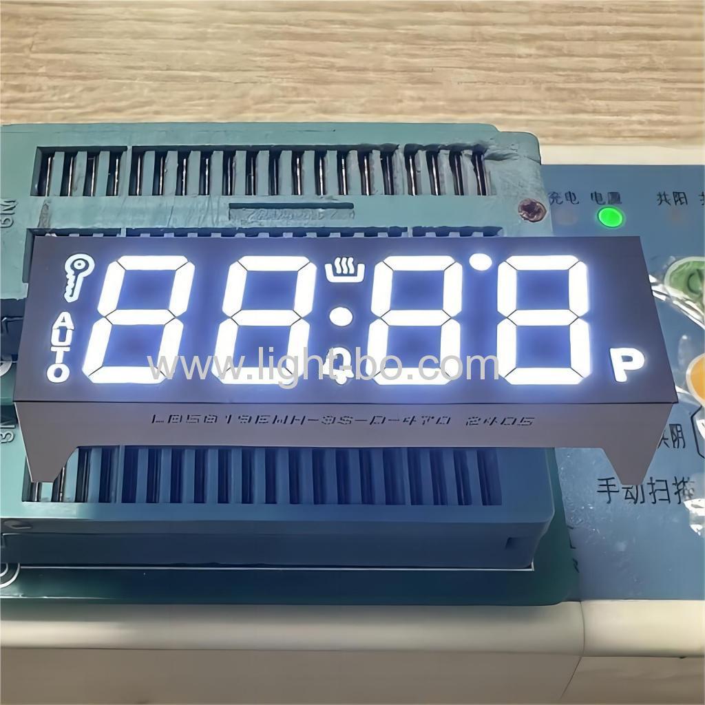 catodo comune con display a LED a 7 segmenti bianco ultra luminoso a 4 cifre da 0,56 pollici per il controllo elettronico del forno