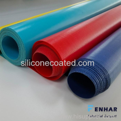 Flame Retardant Fire Prevention Silicone PVC Coated Fiberglass Fabric