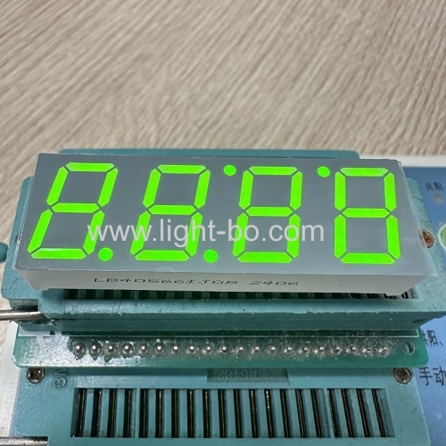 Super bright Green common anode 4 digit 0.56 7 segment LED Clock Display for Microwave Oven .