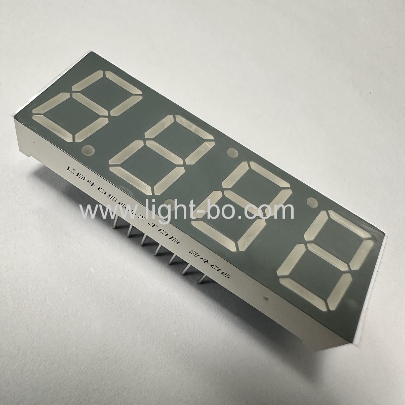 Display orologio a led con anodo comune a 4 cifre da 0,56" a 7 segmenti, verde brillante, per forno a microonde.