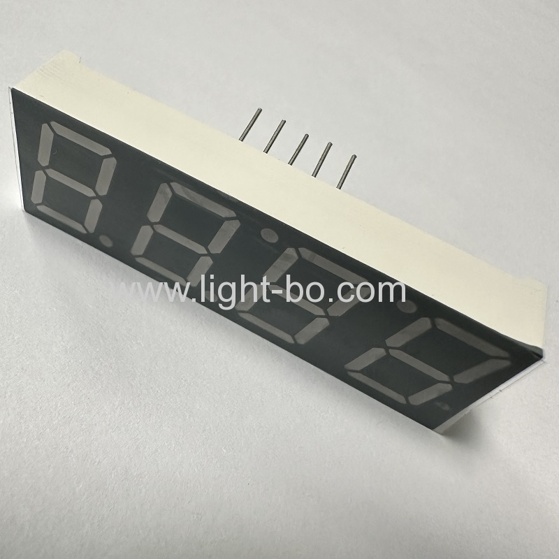 Display orologio a led con anodo comune a 4 cifre da 0,56" a 7 segmenti, verde brillante, per forno a microonde.