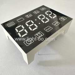 Ultra white 4 Digit 7 Segment LED Clock Display Common cathode for Microwave Timer