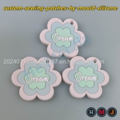 3D Embossed Mould Silicone Sewing Patches on fabric#label#tag#brand#sticker#badges#crest#logo#brand#trademark