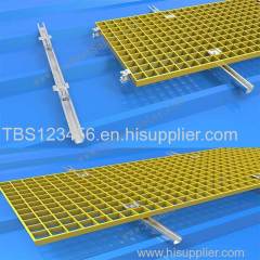 Solar rooftop FRP grating walkway