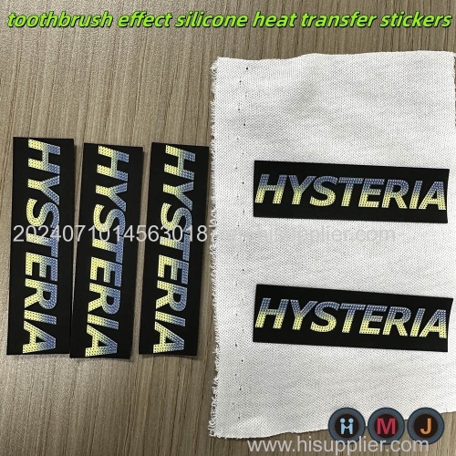 Custom 3D high raised Brush Dots Silicone Heat Transfer Label#patch#tag#brand#sticker#badges#crest#logo#brand#trademark