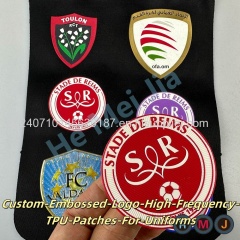 high raised TPU high frequency heat transfer patches for jerseys#patch#tag#brand#sticker#badges#crest#logo#brand#tradema