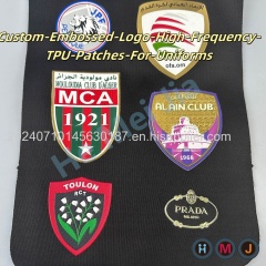 iron on football - TPU high frequency heat transfer patches for jerseys