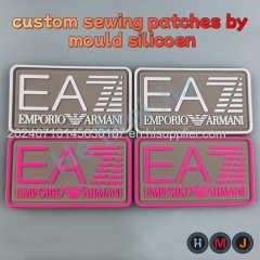 3D Embossed Mould Silicone Sewing Patches on the Garment#patch#tag#brand#sticker#badges#crest#logo#brand#trademark