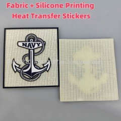 silicone printing heat transfer label based on fabric#patch#tag#brand#sticker#badges#crest#logo#brand#trademark