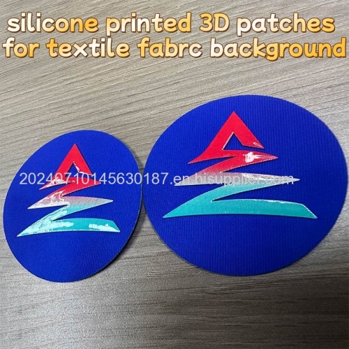 3D silicone printing heat transfer logo label for fabric#patch#tag#brand#sticker#badges#crest#logo#brand#trademark