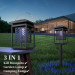 3 IN 1 UV LED kill mosquito solar garden lamp solar bug zapper for 5 star hotel