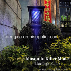 3 IN 1 UV LED kill mosquito solar garden lamp solar bug zapper for 5 star hotel