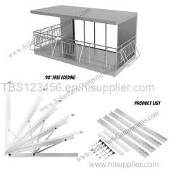 solar panel balcony mounting kits