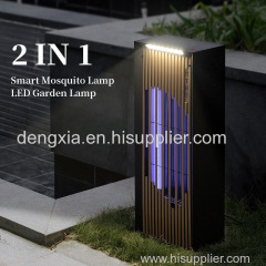 2 IN 1 premium summer home garden outdoor mosquito killer light modern garden lamp LED