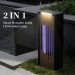 2 IN 1 premium summer home garden outdoor mosquito killer light modern garden lamp LED