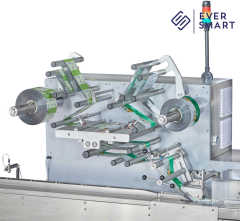 Full automatic biscuit food flow packaging machine