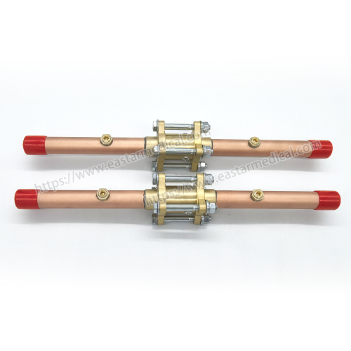 1-1/2" MEDICAL GAS CHECK VALVES W/EXTENSIONS AND DUAL PORTS