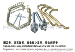 fixed grip locking spring small piston of relief valve safety pinof relief valve d=safety pin