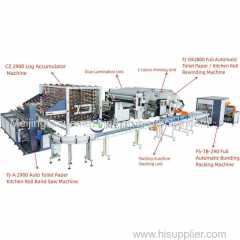 High Speed Toilet Paper Making Machine Production Line