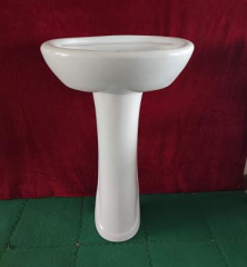 Bathroom Ceramic Wash Basin Wash Basin with Pedestal