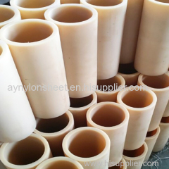 natural black good price cast nylon tube for mining