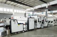 High Speed Toilet Paper Rewinding Machine with Glue Lamination Making Machinery