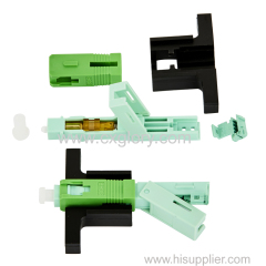 Popular Conector Rapido Durable LX13 Gland type SC APC FTTH Fiber Optic Fast Connector