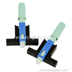 Factory Outlet Popular Optical Conector Rapido LX18 Nut type SC UPC FTTH Customizable OEM Fiber Optic Fast Connector