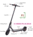 FERRARJ COM 8.5INCH 4.4A BATTERY 10-15KMS DRIVE RANGE 350W 36V CHINA OEM SUPPLIER FACTORY FOLDING E SCOOTER