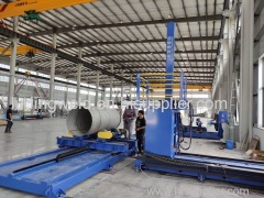 Automatic welding machine for girth seam and straight seam of large tanks