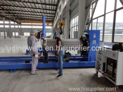 Automatic welding machine for girth seam of heat exchangers