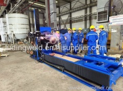 Automatic argon arc welding machine for flange of pressure vessel tank