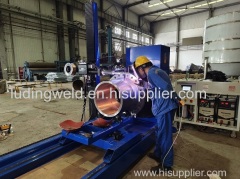 Automatic argon arc welding machine for flange of pressure vessel tank