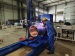 Automatic argon arc welding machine for flange of pressure vessel tank