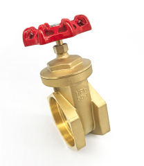 1/2" - 4" Brass Gate Valve DN50 NPT Brass Female Threaded Rotary Gate Valve for Water Gas Oil