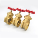 1/2" - 4" Brass Gate Valve DN50 NPT Brass Female Threaded Rotary Gate Valve for Water Gas Oil