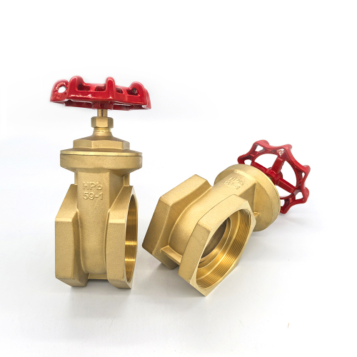 1/2" - 4" Brass Gate Valve DN50 NPT Brass Female Threaded Rotary Gate Valve for Water Gas Oil