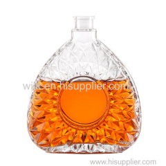 Super Flint Glass Bottle 375ml 500ml 700ml 750ml 1000ml Rum Whisky Vodka Gin Spirits Glass Bottle With Cork