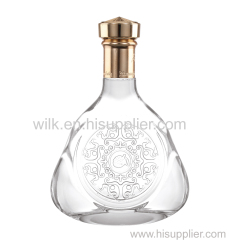 Manufacture 200ml 375ml 500ml 750ml 1lL gin glass bottle wine whiskey liquor vodka bottles