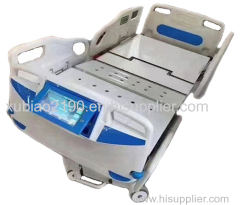 Digital display hospital bed