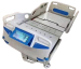 Digital display hospital bed