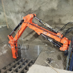 hydraulic rock breaker boom system