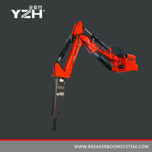 hydraulic rock breaker boom system