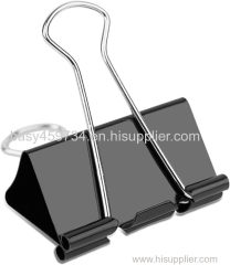 For Office File Organizer 51mm Black Binder Paper Clip