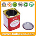 Stylish Square Tea Tin Box With Airtight Snap-on Liver Lid
